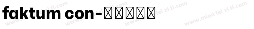 faktum con字体转换